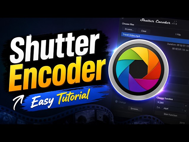 How to Use Shutter Encoder | Complete Video Converter & Editing Guide