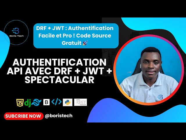 Authentification API avec Django REST Framework + JWT + Spectacular