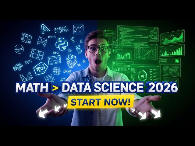 How Mathematicians Can Transition into Data Science in 2026 | Step-by-Step Roadmap