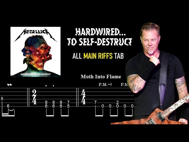 HARDWIRED...TO SELF-DESTRUCT Every Main Riff (Tab)