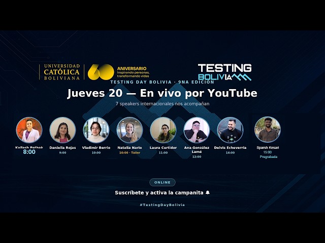 Testing Day Bolivia 2026 | Jornada Internacional Online 🚀