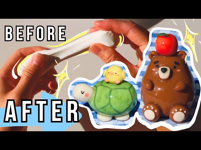 How To Make Cold Porcelain Clay Homemade Air Dry Clay #clay #airdryclay #clayart