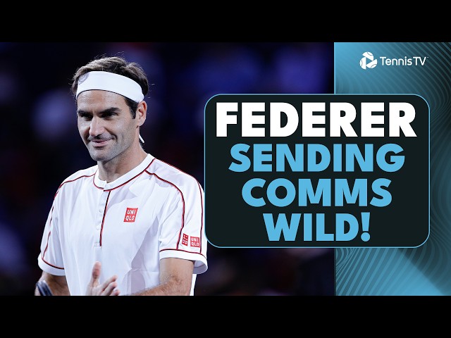 10 Minutes Of Roger Federer Sending Commentators WILD