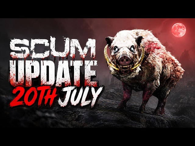 SCUM's July Update is HUGE! New Conditioning Facility, Mutants & Hunter Quests + 80 Player Servers!
