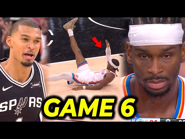 Lungkot ni SGA walang foul sa Flops sa Game 6, niyabangan ang OKC! Takeover si Wemby!