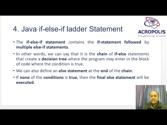 Java Control Statements