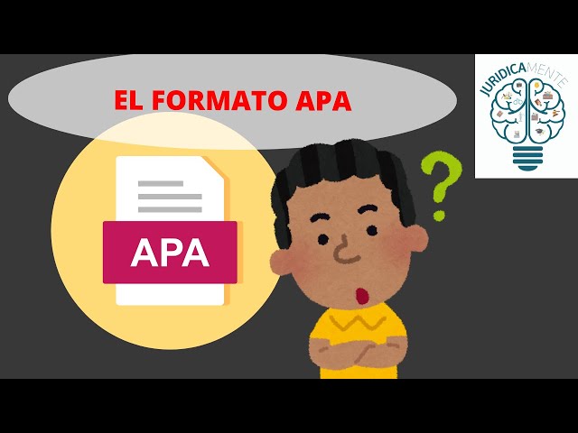 THE APA FORMAT