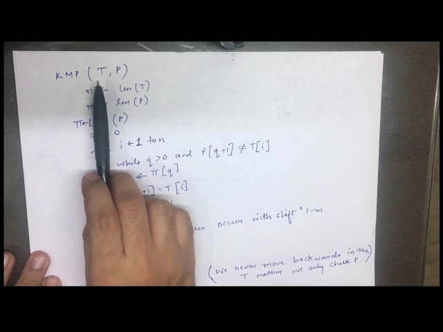 KMP Algorithm for String Matching