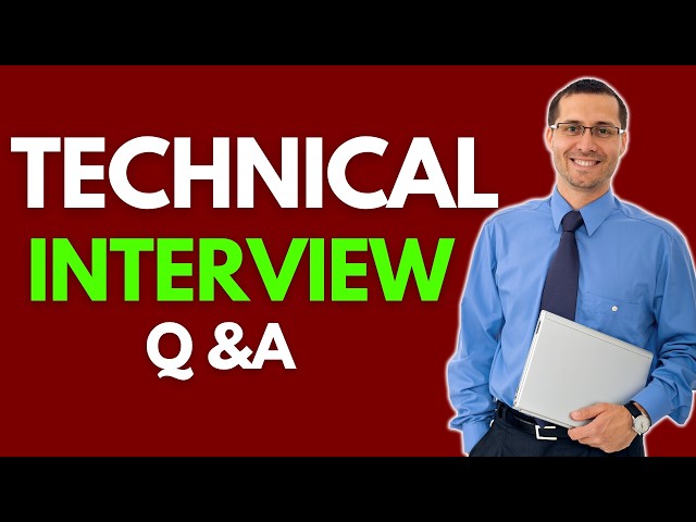 The Top 25 Technical Interview Questions and Answers | Ace Any Technical Interview (2026)