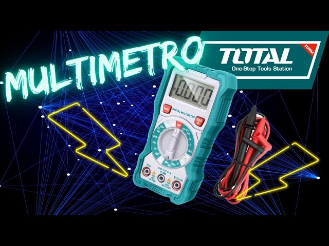🔥 NUEVO MULTIMETRO TMT46001 TOTAL ( Especificaciones | uso del multímetro y como  medir amperaje + 🔄