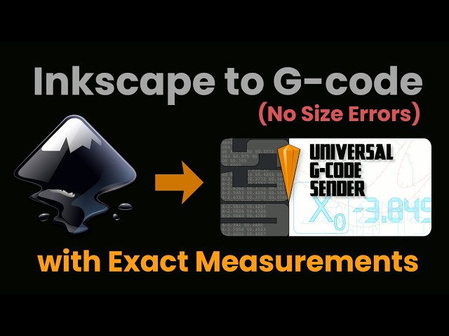 How to Generate G-code in Inkscape (Inkscape to gcode exact measurements tutorial)