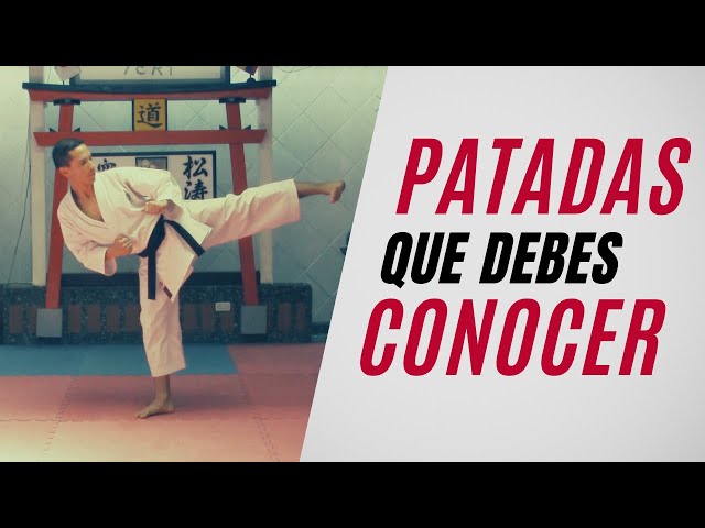 🤯 5 Patadas BÁSICAS de karate SHOTOKAN