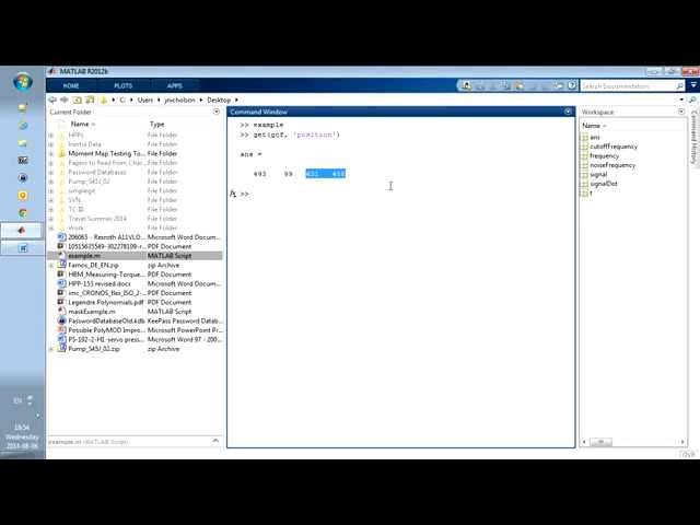 Making Matlab Plots the Right Size for Word Document