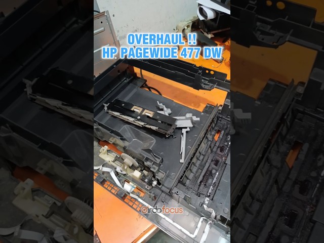 Overhaul HP PageWide 477 DW #shorts #service #printer #overhauled #repair #fyp #tutorial