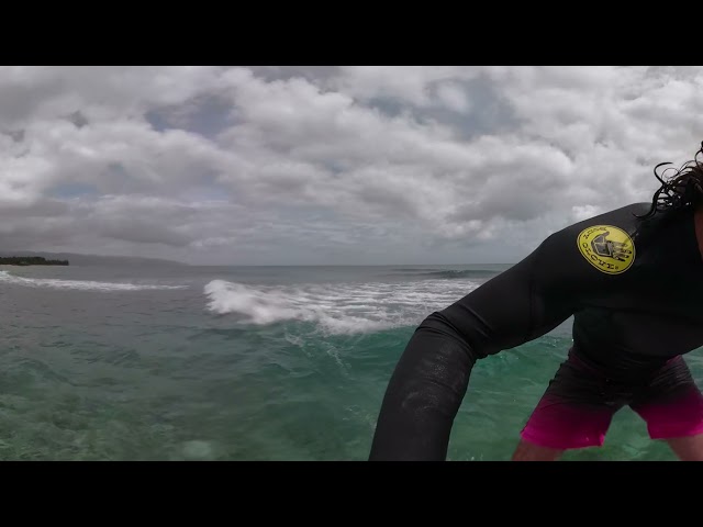 Metaverse Surfing VR foiling in paradise