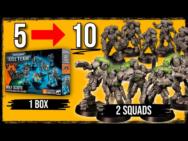I Turned One Warhammer Kit Into TWO FULL SQUADS | Space Wolves Kitbash