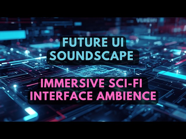 Future UI Soundscape | FREE Immersive Sci-Fi Interface Ambience (NO Copyright)