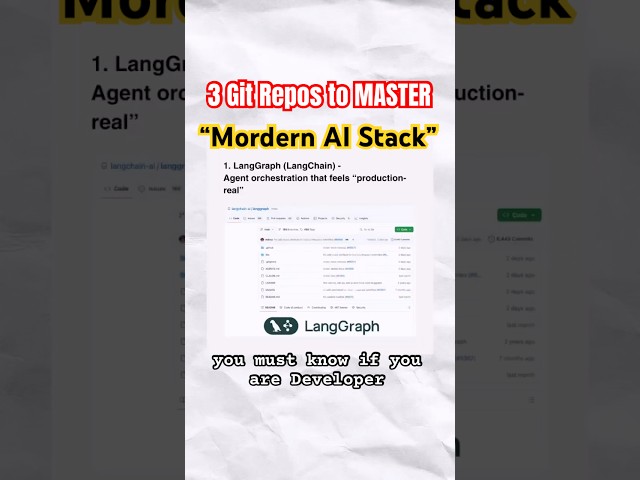 MASTER Your Modern AI Stack with These FREE Resources