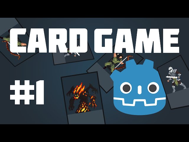 Godot 4 CARD GAME Tutorial #1 Dragging Cards