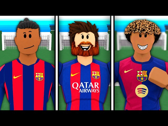 I Became the BEST Barcelona Player from Every Decade in Realistic Street Soccer!