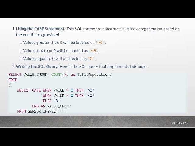 How to Count & Group SQL Results into Custom Group Categories