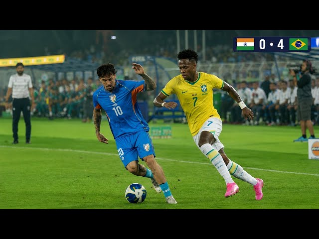 India Vs Brazil Full Moments | Match highlights | FIFA International friendly