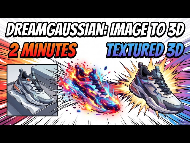 DreamGaussian: Generate 3D Models in 2 Minutes