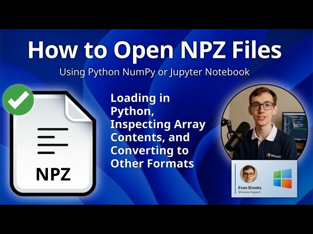 NPZ Files: How to Load NumPy Compressed Data Arrays in Python