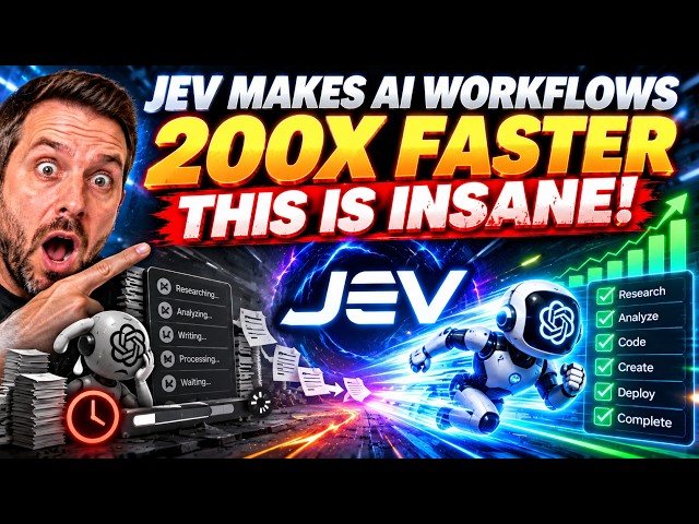 JEV MAKES AI WORKFLOWS 200X FASTER THIS IS INSANE! #ai #jev