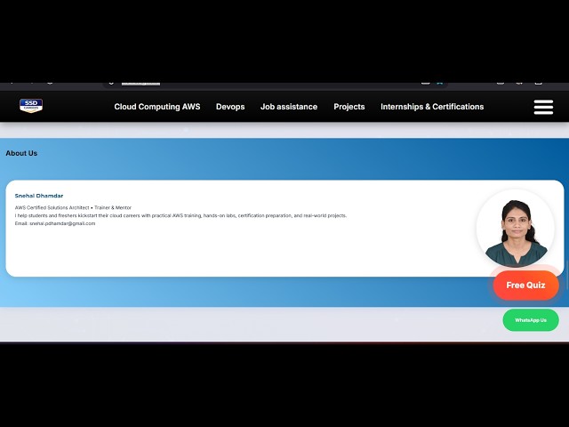 SSD Careers helps students and IT professionals become job ready in AWS, Cloud & DevOps