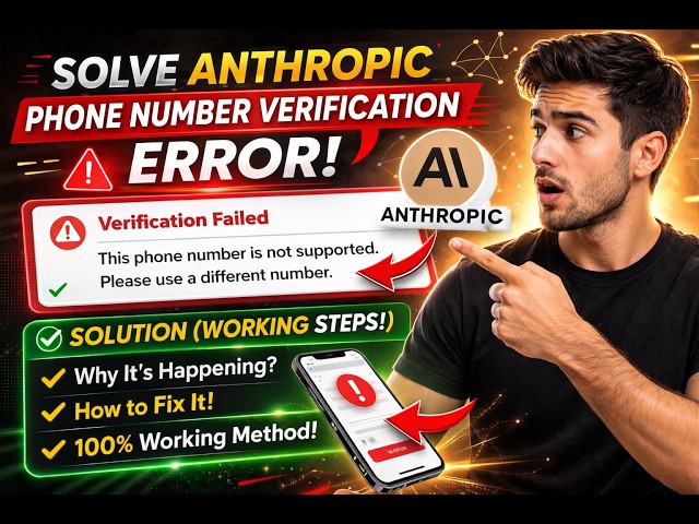 Solved! Claude AI: Unable to send verification code to this number. Bypass number verification !