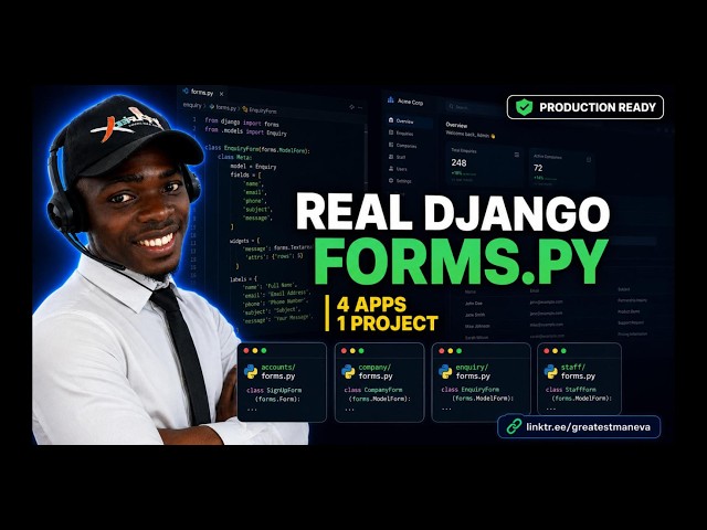 Building Forms in Django Like a Professional Developer