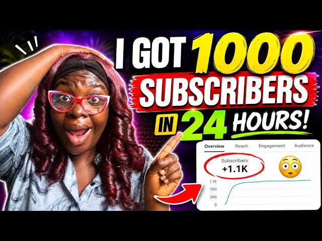 How to Get 1,000 YouTube Subscribers in 24 Hours (2026 Strategy that works FAST)