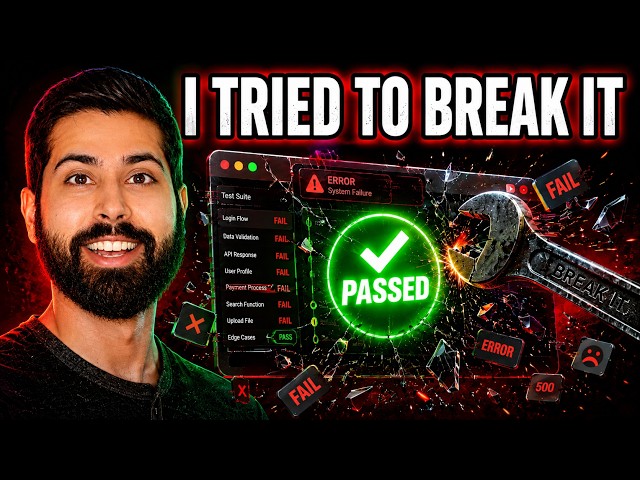 I Let AI Write My Tests, Then Broke It (Kane AI)
