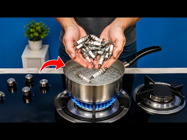 Millions Don’t Know! Boil a Spark Plug and See the Amazing Result!