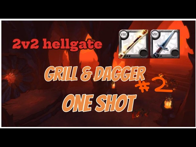 2v2 Hellgate One Shot GRILL&DAGGER | ALBION ONLINE