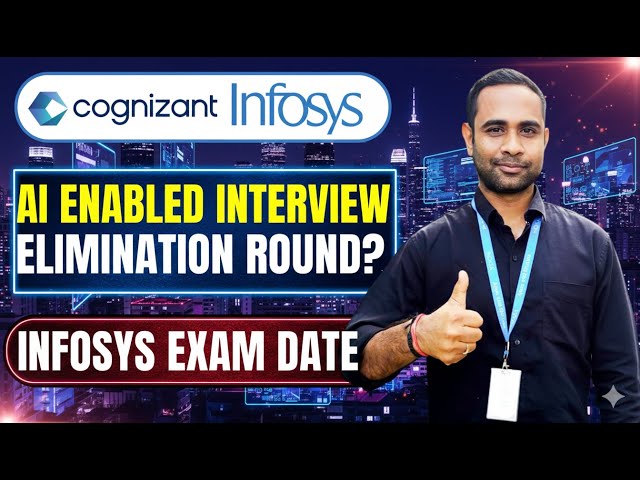 Cognizant AI Enabled Interview | Elimination Round ? | Infosys Hiring Exam Date
