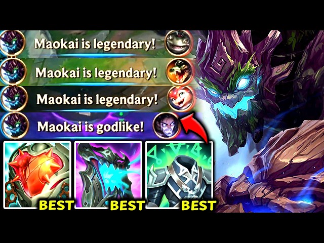 MAOKAI TOP BUT I CAN LITERALLY 1V5 (AND I'M 100% UNKILLABLE) - 2026 Maokai TOP Gameplay Guide