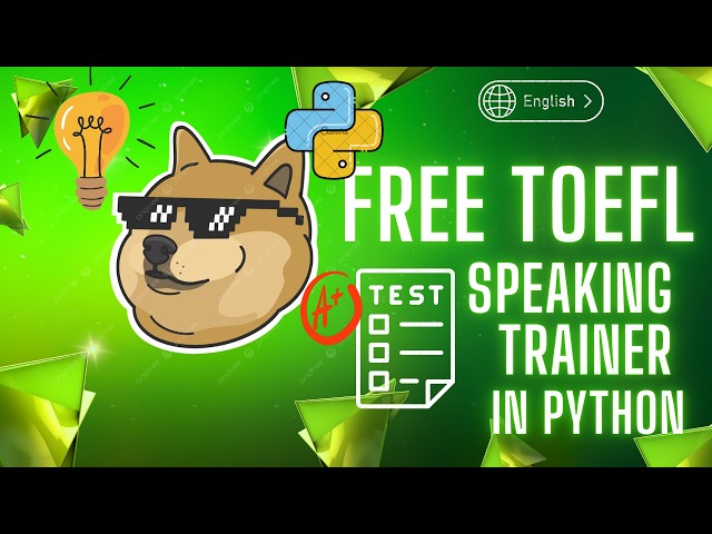 Code in place project TOEFL Speaking Trainer in Python | Stanford