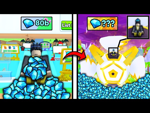 I Went From 80B to 1T Gems in Pet Simulator 99! *800+ HOURS SPENT* (Part 1/2)