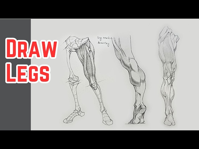 Learn to Draw Realistic Legs | Pencil Sketch Tutorial