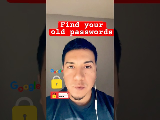 Find your old passwords using your google account              #password #phonetips #phonetricks