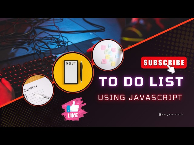Build a To-Do List with JavaScript | Add, Edit & Delete Tasks Easily | #coding #javascript #todolist