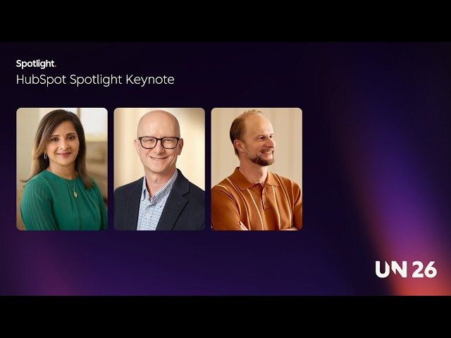 HubSpot Spotlight Live from UNBOUND 2026