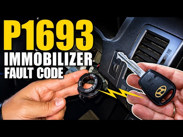 Fix P1693 Immobilizer Fault Code | Immobilizer Transponder Error | No Start #immobilizer