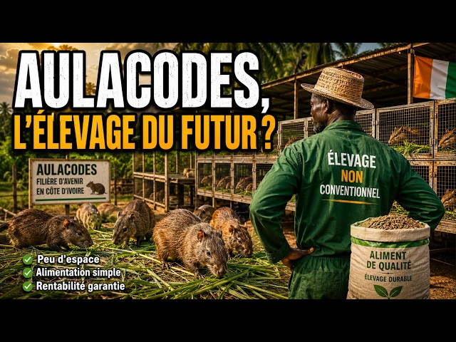 AULACODES : L'Élevage qui Rend RICHE en Côte d'Ivoire (Personne n'en Parle)