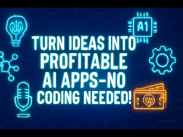 Turn Your Ideas Into Profitable AI Apps—No Coding Needed!