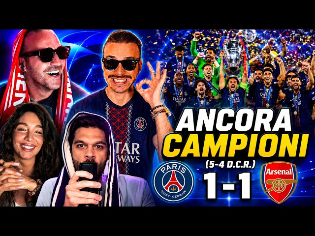 PSG - ARSENAL 1-1 (5-4 on penalties) | PSG WIN AGAIN AND ARE EUROPEAN CHAMPIONS! KVARA WINNS THE ...