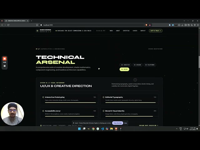Building a Premium Creative WebGL Website | React + Three.js + GSAP