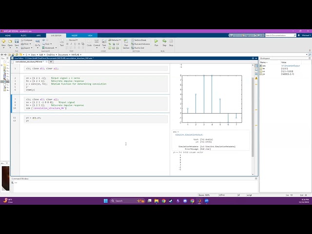 SES100 Project 2 MATLAB / SIMULINK